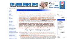 Desktop Screenshot of adultdiapersstore.com